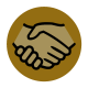 handshake in circle